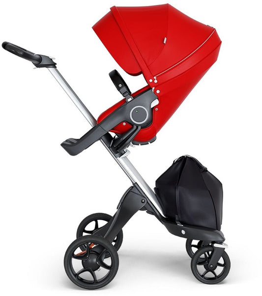Stokke Xplory 6 Stroller - Red/Silver/Black - 507101-509905