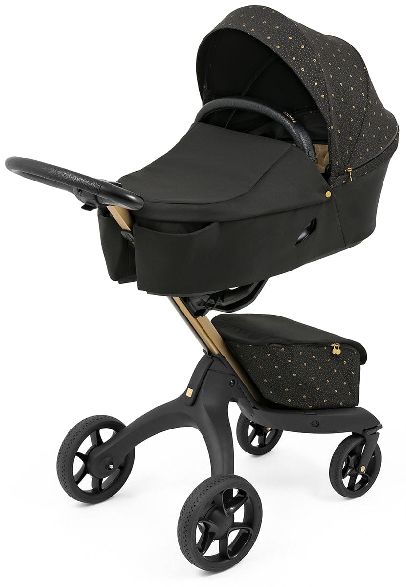 Stokke Xplory X Signature Stroller + Carry Cot Bundle - Signature Black - 571606-572106