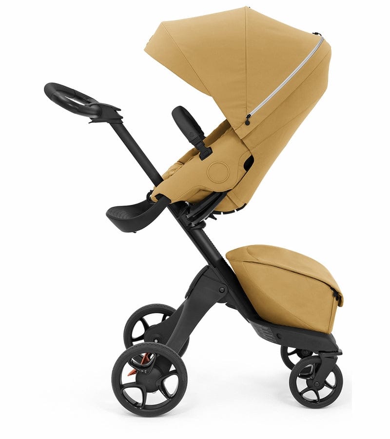 Stokke Xplory X + Stokke Pipa Travel System Bundle - Golden Yellow / Black Melange