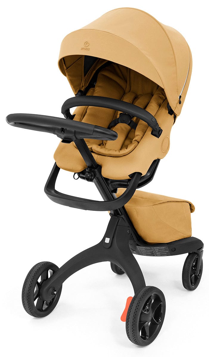 Stokke Xplory X + Stokke Pipa Travel System Bundle - Golden Yellow / Black Melange