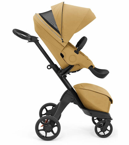 Stokke Xplory X + Stokke Pipa Travel System Bundle - Golden Yellow / Black Melange