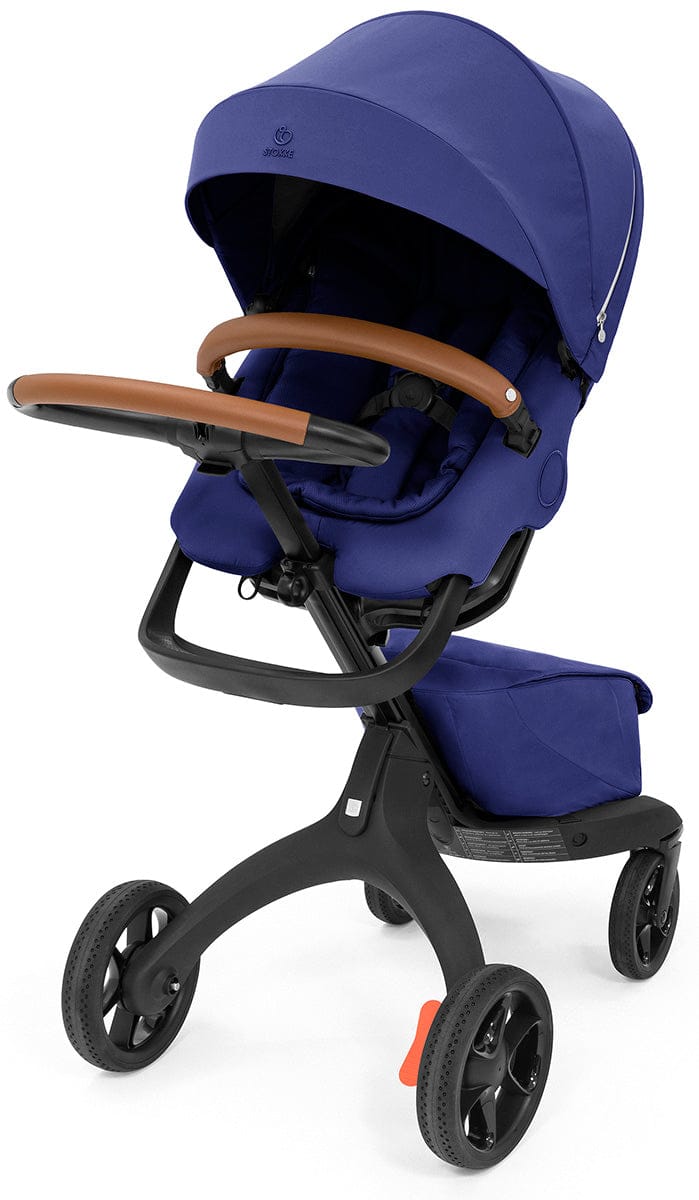 Stokke Xplory X + Stokke Pipa Travel System Bundle - Royal Blue / Black