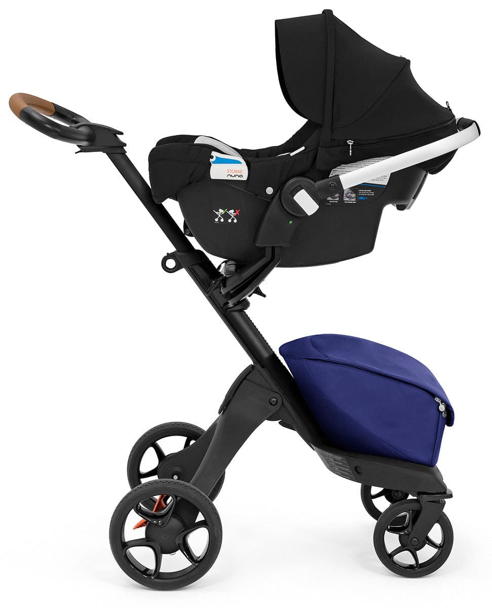 Stokke Xplory X + Stokke Pipa Travel System Bundle - Royal Blue / Black