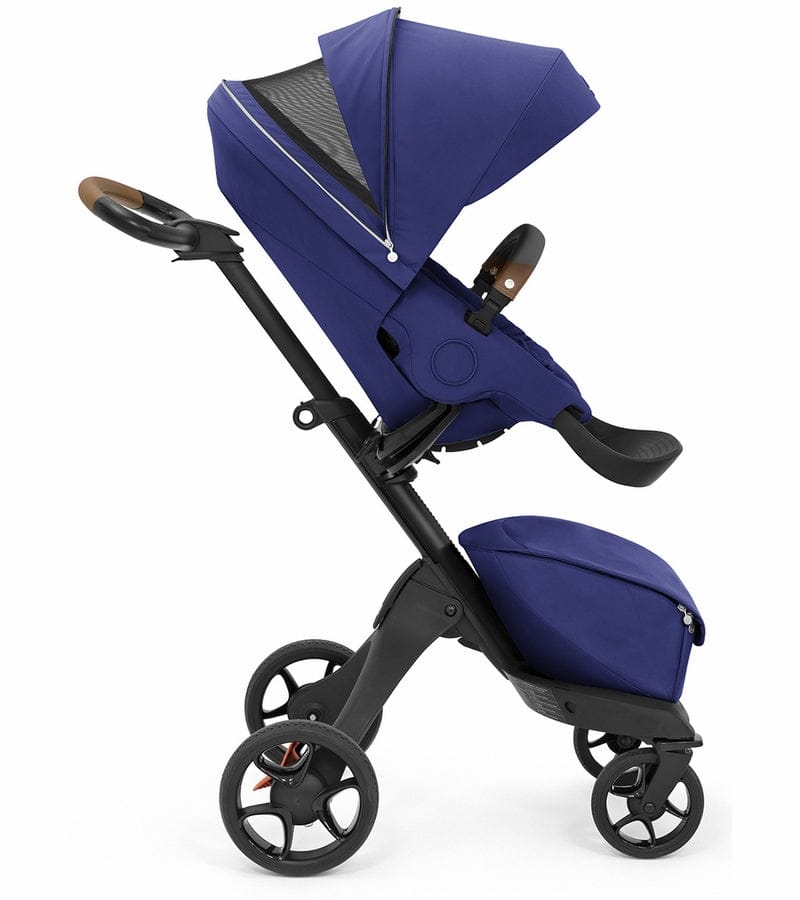 Stokke Xplory X + Stokke Pipa Travel System Bundle - Royal Blue / Black