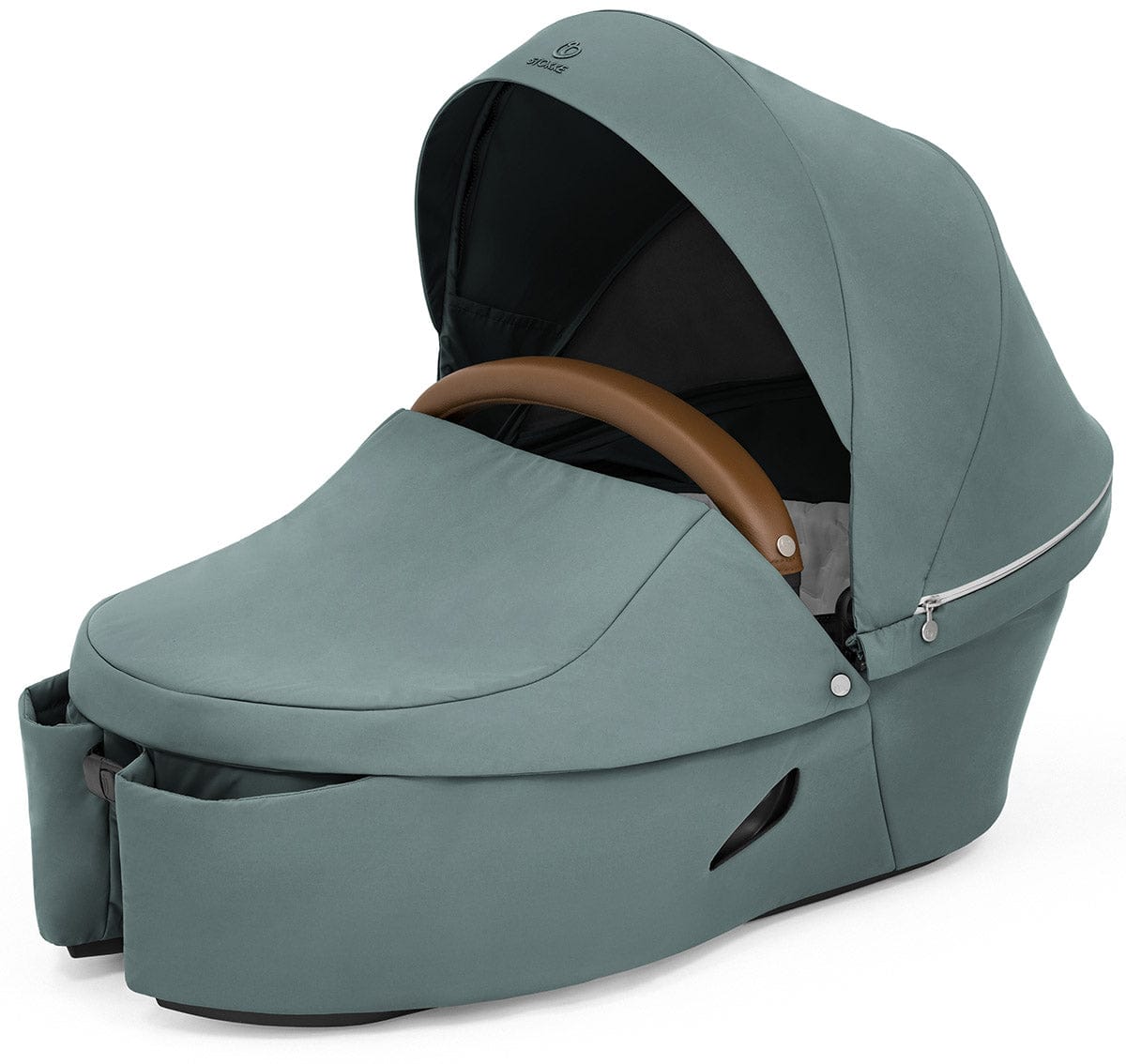 Stokke Xplory X Stroller + Carry Cot Bundle - Cool Teal - 571608-572108