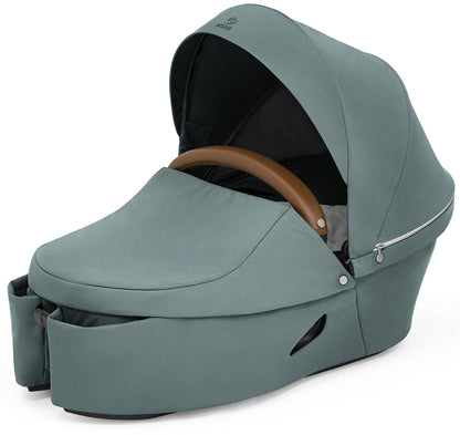 Stokke Xplory X Stroller + Carry Cot Bundle - Cool Teal - 571608-572108