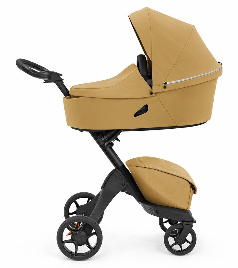 Stokke Xplory X Stroller + Carry Cot Bundle - Golden Yellow - 571605-572105
