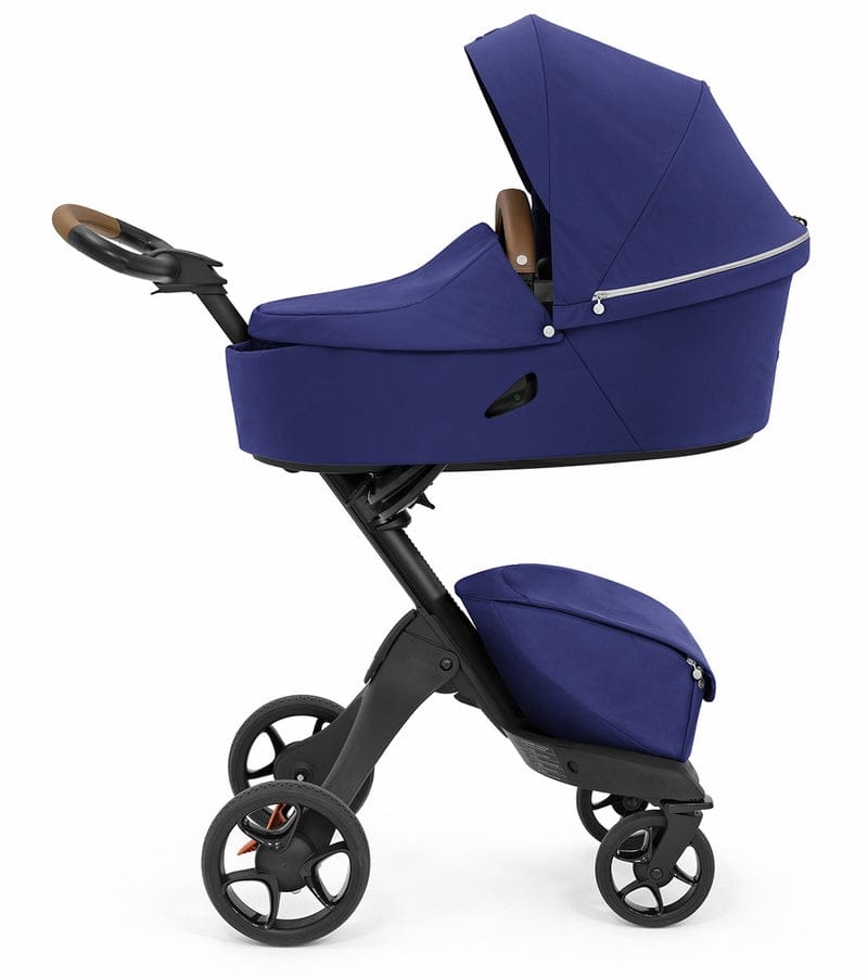 Stokke Xplory X Stroller + Carry Cot Bundle - Royal Blue - 571603-572103