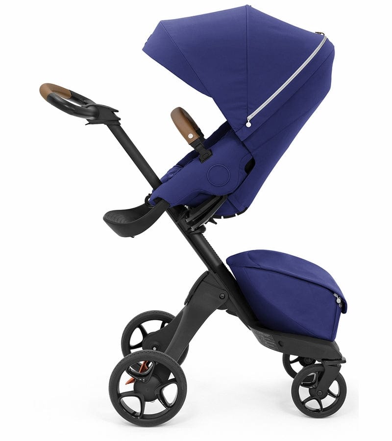 Stokke Xplory X Stroller + Carry Cot Bundle - Royal Blue - 571603-572103