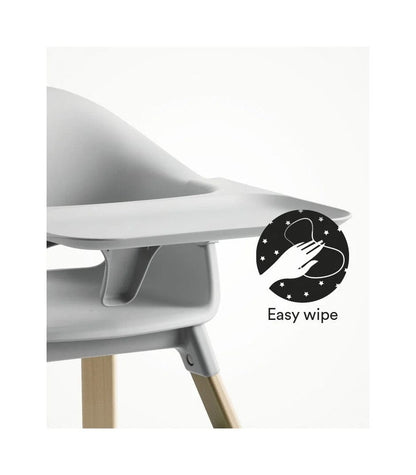 Stokke YOYO3 6+ Stroller + Clikk High Chair Bundle - Black / Aqua / Cloud Grey - 653600-552101