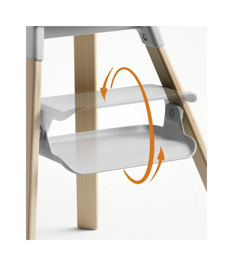 Stokke YOYO3 6+ Stroller + Clikk High Chair Bundle - White / Stone / White - 654600-552104