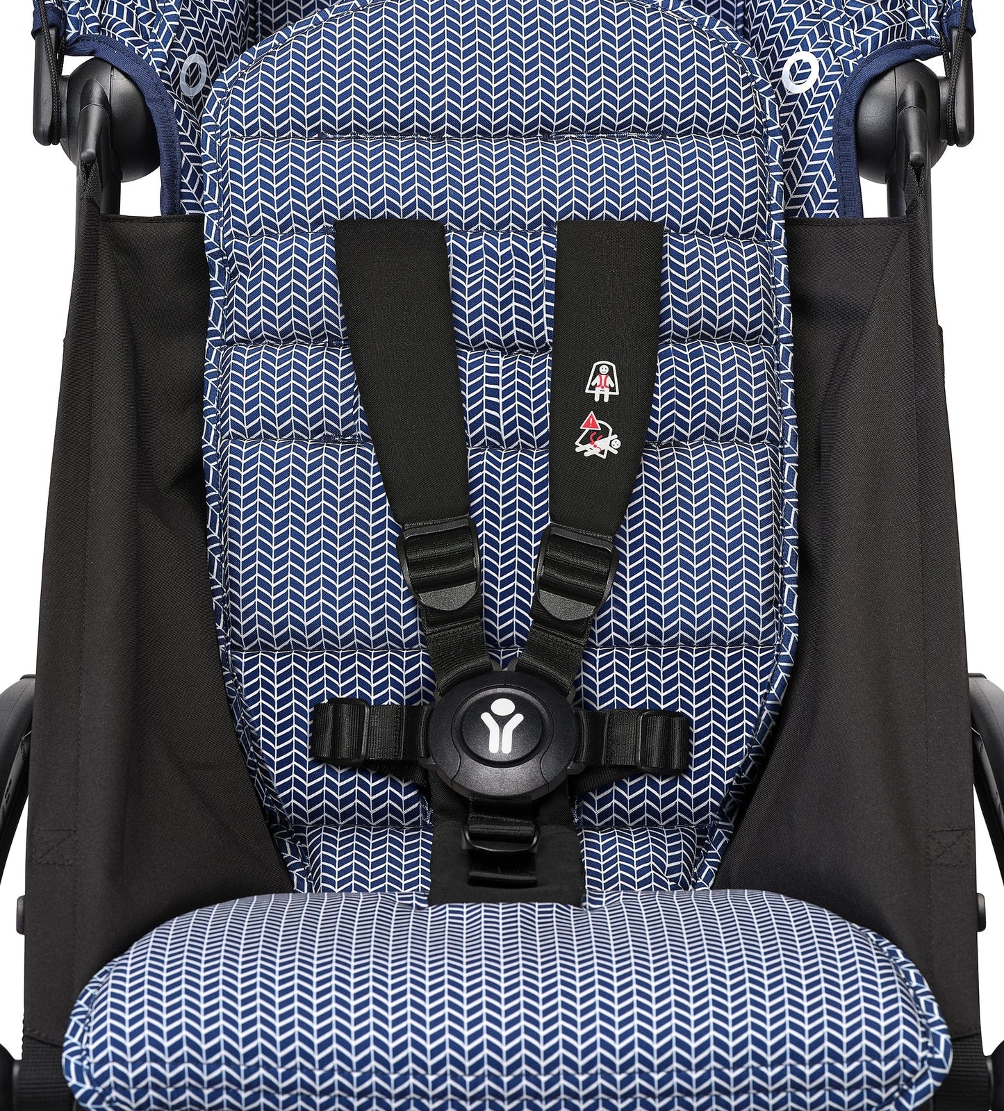 Stokke YOYO3 Ultra Compact 6+ Stroller (One Box) - Black / Air France Blue - 654000