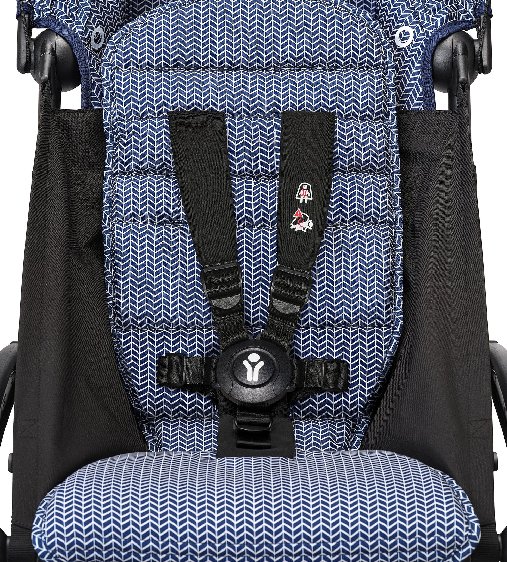 Stokke YOYO3 Ultra Compact 6+ Stroller (One Box) - Black / Air France Blue - 654000
