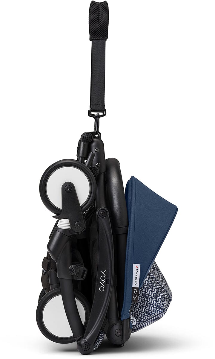 Stokke YOYO3 Ultra Compact 6+ Stroller (One Box) - Black / Air France Blue - 654000