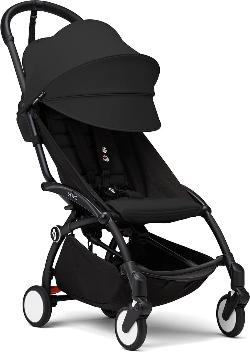 Stokke YOYO3 Ultra Compact 6+ Stroller (One Box) - Black / Black - 653300