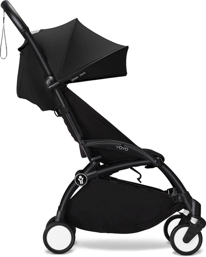 Stokke YOYO3 Ultra Compact 6+ Stroller (One Box) - Black / Black - 653300