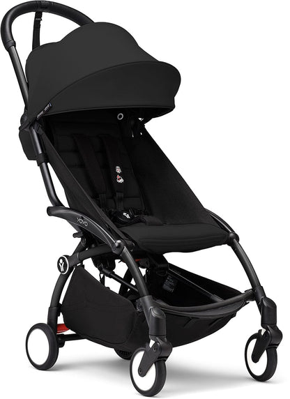Stokke YOYO3 Ultra Compact 6+ Stroller (One Box) - Black / Black - 653300