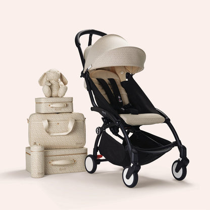 Stokke YOYO3 Ultra Compact 6+ Stroller (One Box) - Black / Bonpoint - 676000