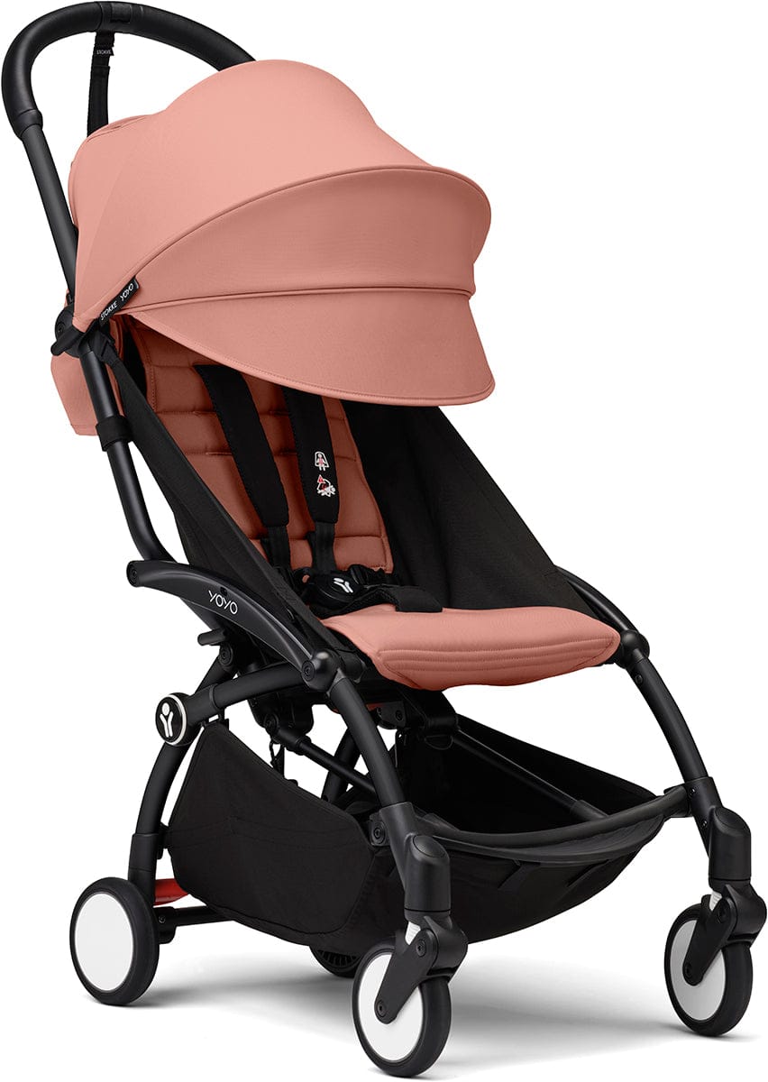 Stokke YOYO3 Ultra Compact 6+ Stroller (One Box) - Black / Ginger - 653500