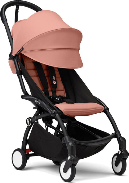Stokke YOYO3 Ultra Compact 6+ Stroller (One Box) - Black / Ginger - 653500