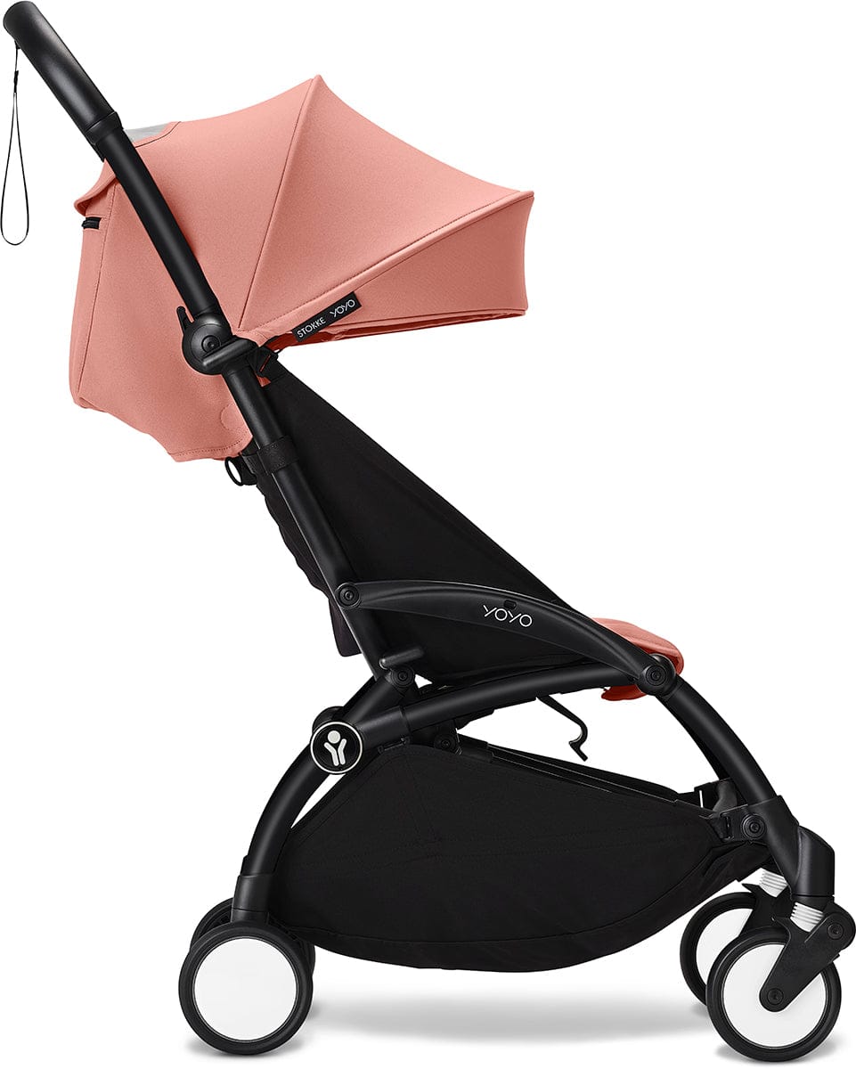 Stokke YOYO3 Ultra Compact 6+ Stroller (One Box) - Black / Ginger - 653500