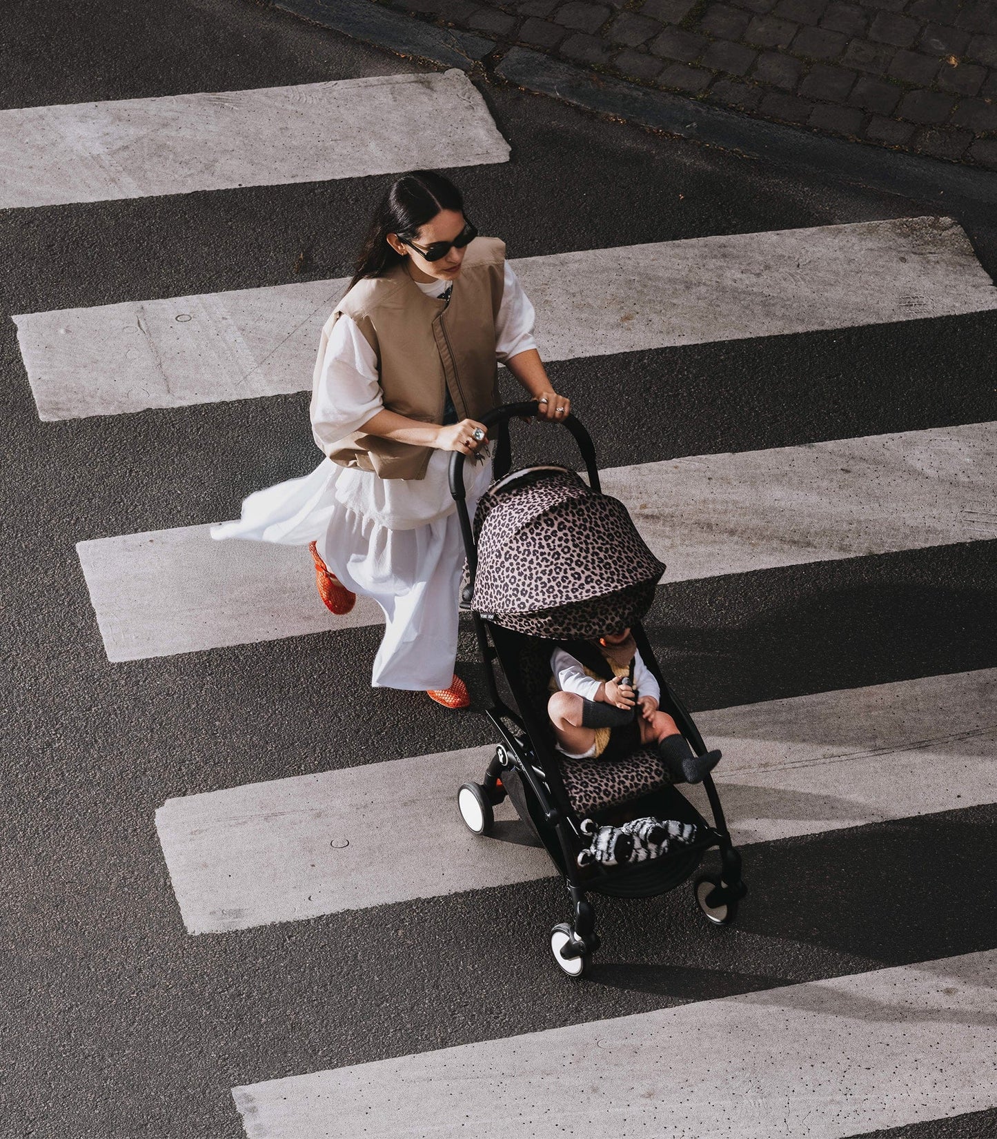 Stokke YOYO3 Ultra Compact 6+ Stroller (One Box) - Black / Leopard (Wild Collection) - 654300