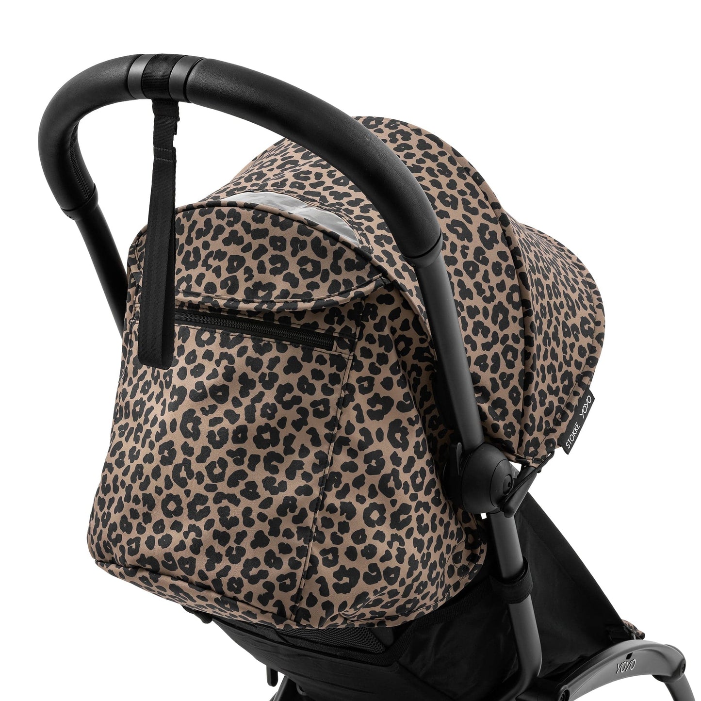 Stokke YOYO3 Ultra Compact 6+ Stroller (One Box) - Black / Leopard (Wild Collection) - 654300