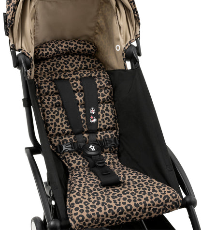 Stokke YOYO3 Ultra Compact 6+ Stroller (One Box) - Black / Leopard (Wild Collection) - 654300