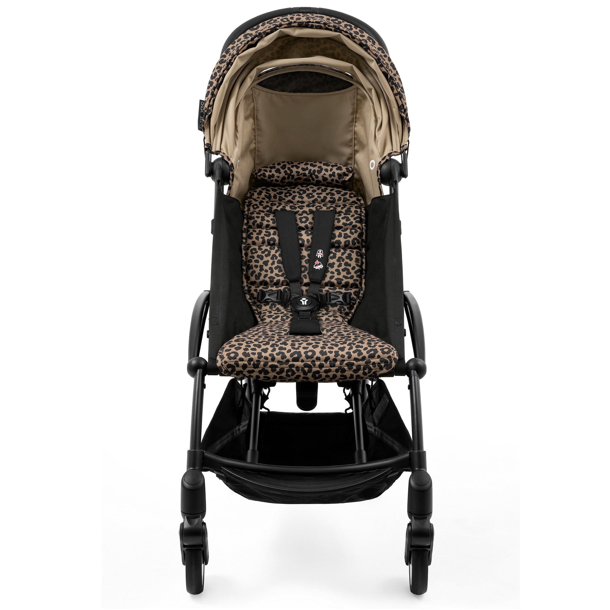 Stokke YOYO3 Ultra Compact 6+ Stroller (One Box) - Black / Leopard