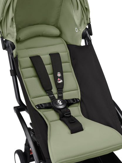 Stokke YOYO3 Ultra Compact 6+ Stroller (One Box) - Black / Olive - 653800