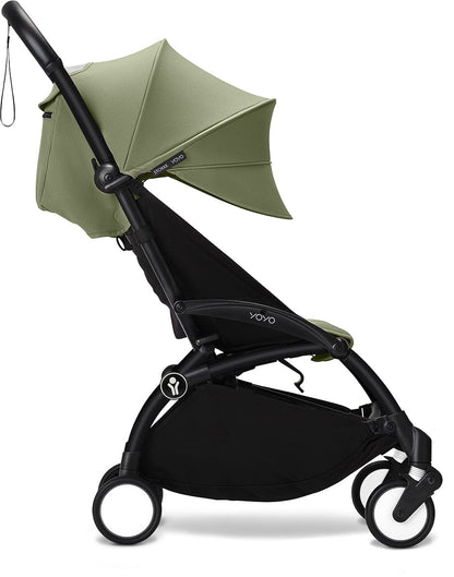 Stokke YOYO3 Ultra Compact 6+ Stroller (One Box) - Black / Olive - 653800