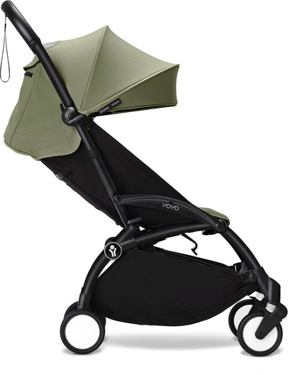 Stokke YOYO3 Ultra Compact 6+ Stroller (One Box) - Black / Olive - 653800