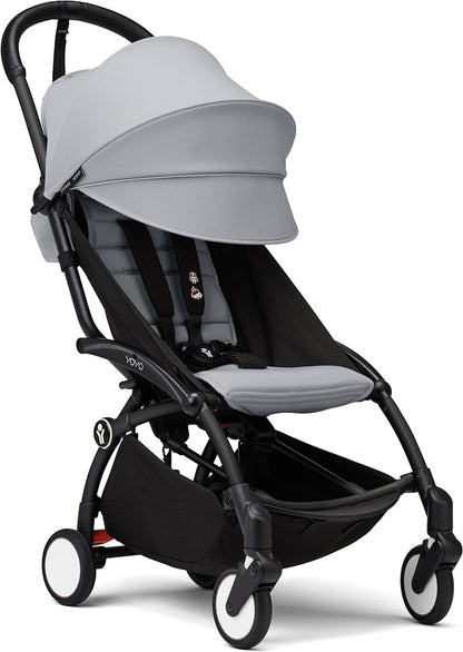 Stokke YOYO3 Ultra Compact 6+ Stroller (One Box) - Black / Stone - 653900