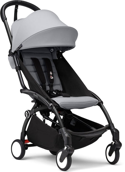 Stokke YOYO3 Ultra Compact 6+ Stroller (One Box) - Black / Stone - 653900