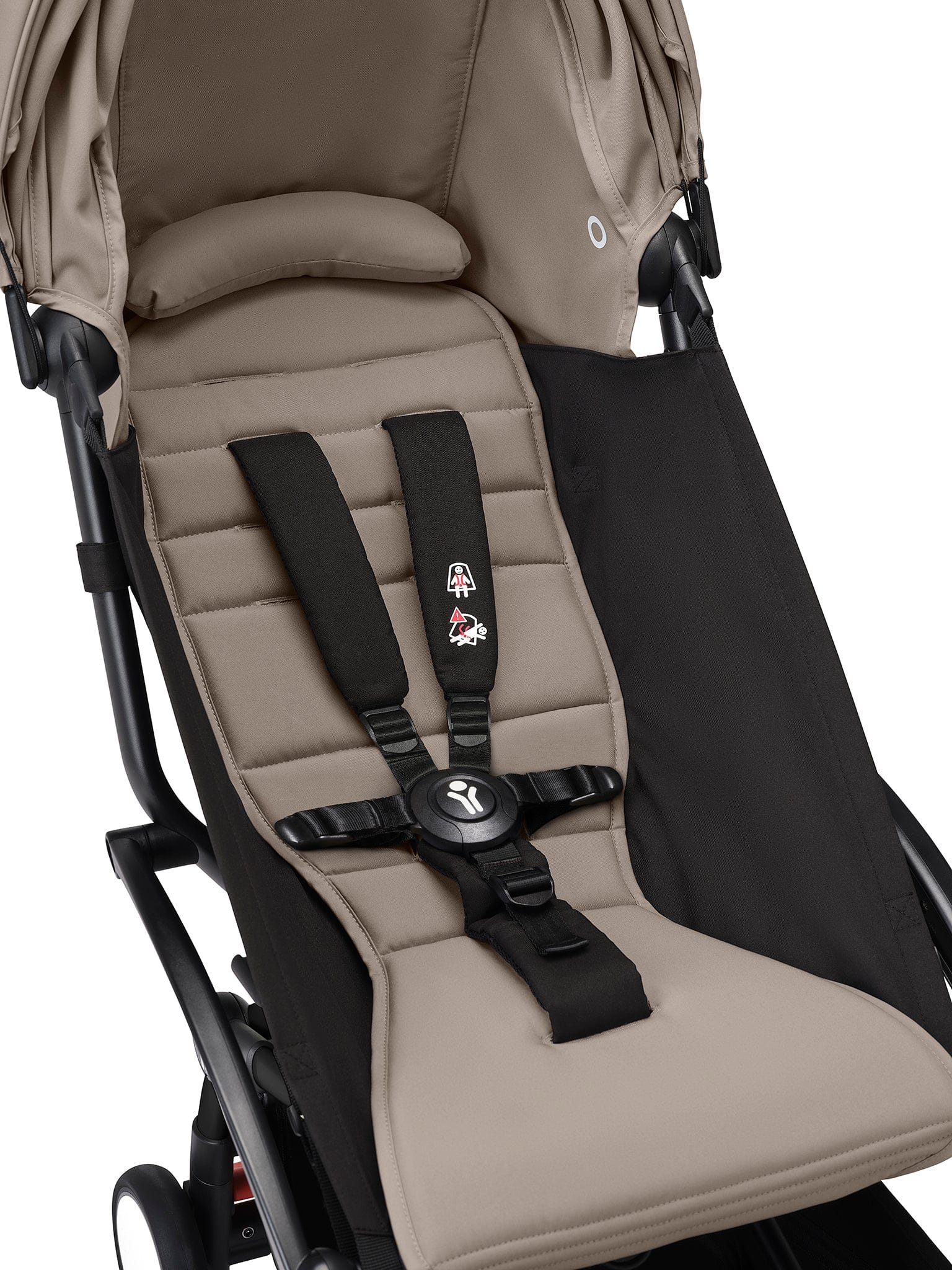Stokke YOYO3 Ultra Compact 6+ Stroller (One Box) - Black / Taupe