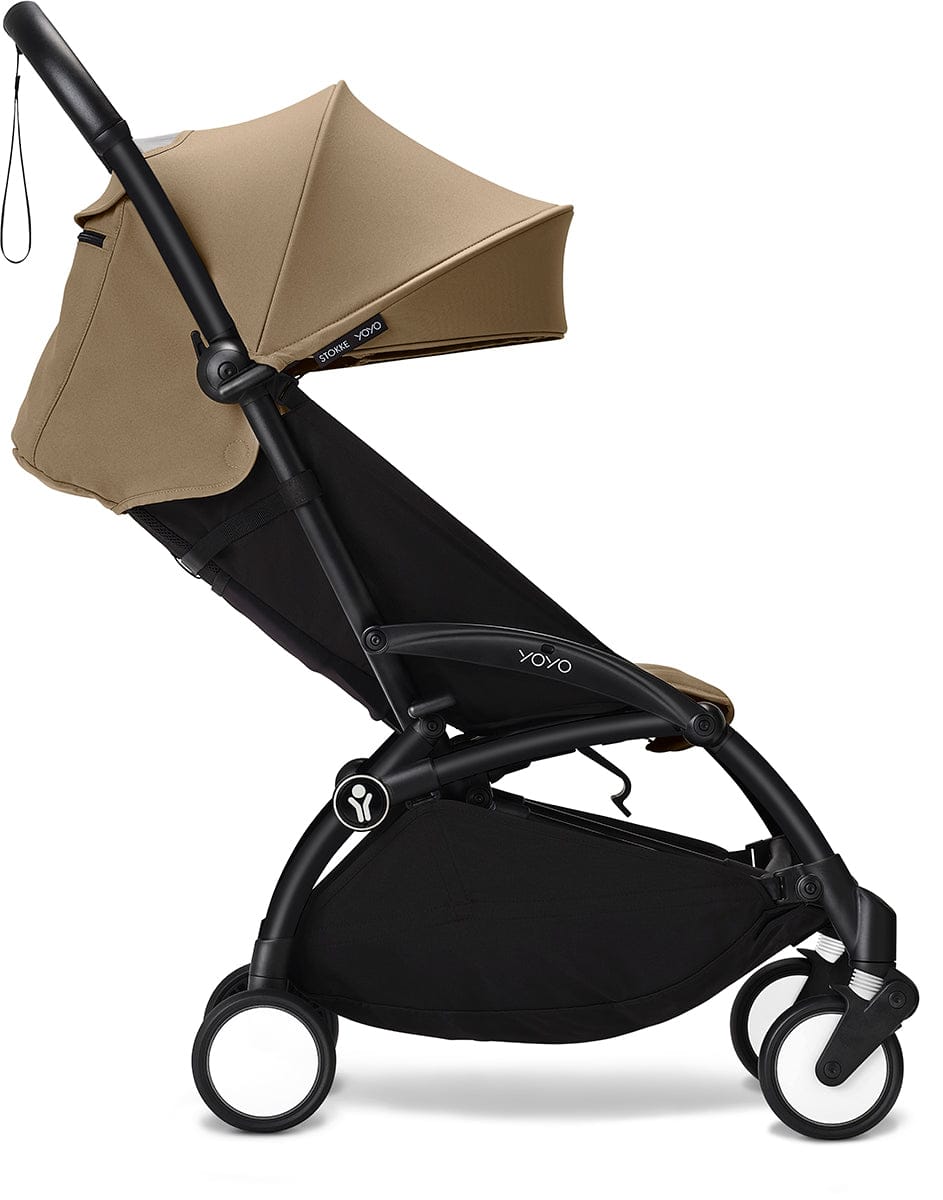 Stokke YOYO3 Ultra Compact 6+ Stroller (One Box) - Black / Toffee - 654100