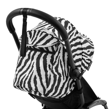 Stokke YOYO3 Ultra Compact 6+ Stroller (One Box) - Black / Zebra (Wild Collection) - 654400