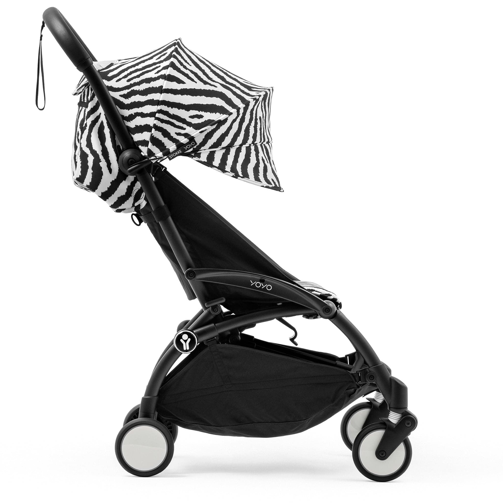Stokke YOYO3 Ultra Compact 6+ Stroller (One Box) - Black / Zebra