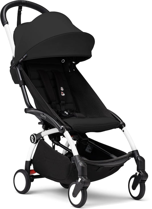 Stokke YOYO3 Ultra Compact 6+ Stroller (One Box) - White / Black - 654200