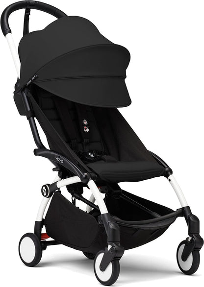Stokke YOYO3 Ultra Compact 6+ Stroller (One Box) - White / Black - 654200