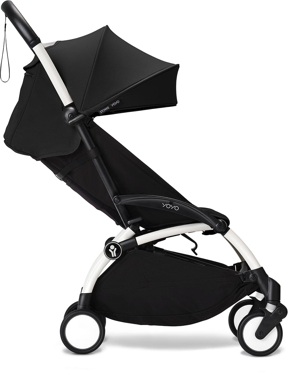 Stokke YOYO3 Ultra Compact 6+ Stroller (One Box) - White / Black - 654200