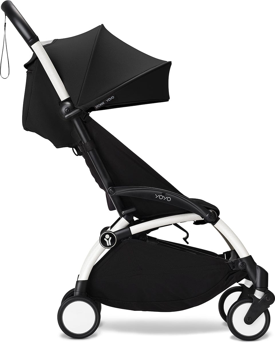 Stokke YOYO3 Ultra Compact 6+ Stroller (One Box) - White / Black - 654200