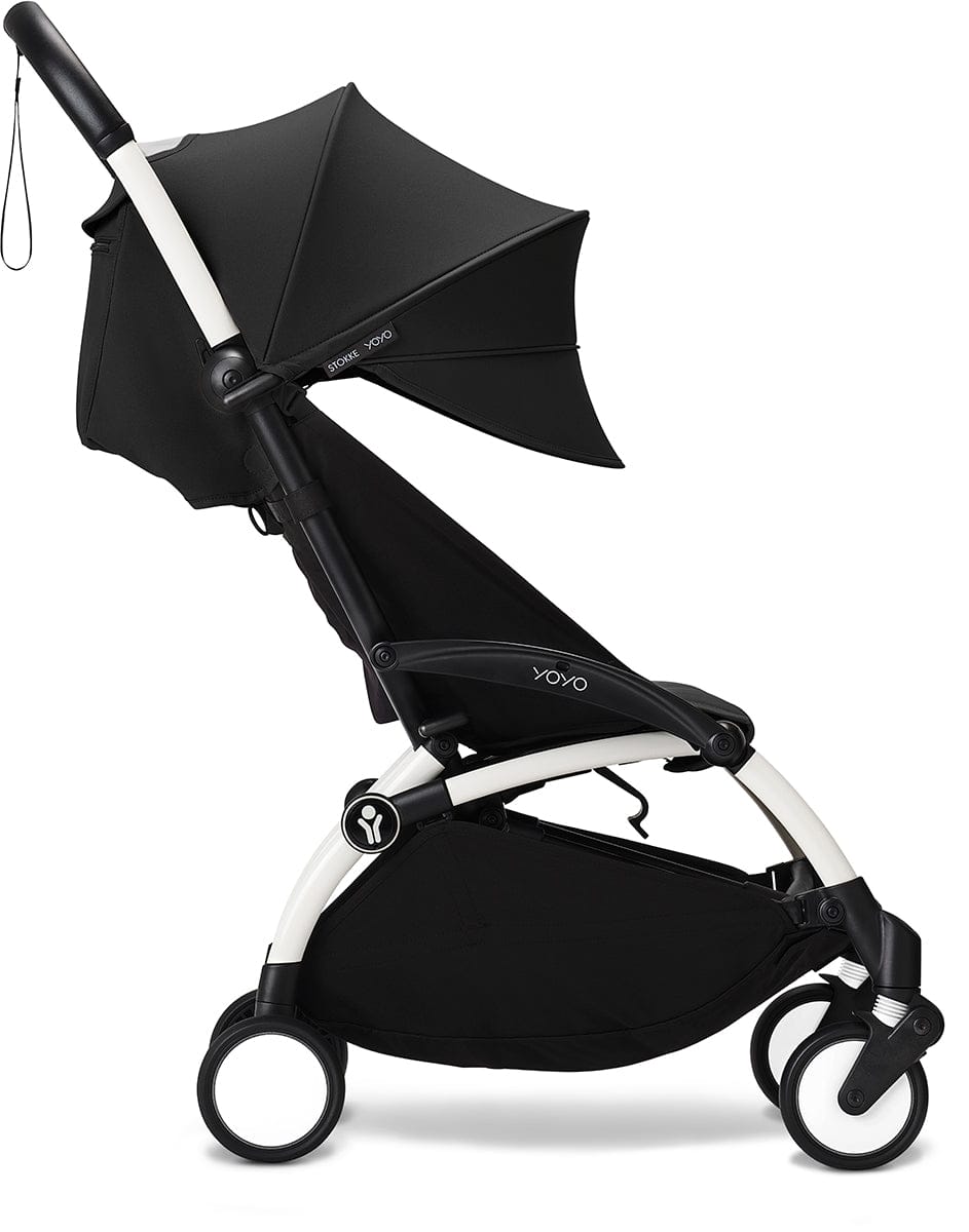 Stokke YOYO3 Ultra Compact 6+ Stroller (One Box) - White / Black - 654200