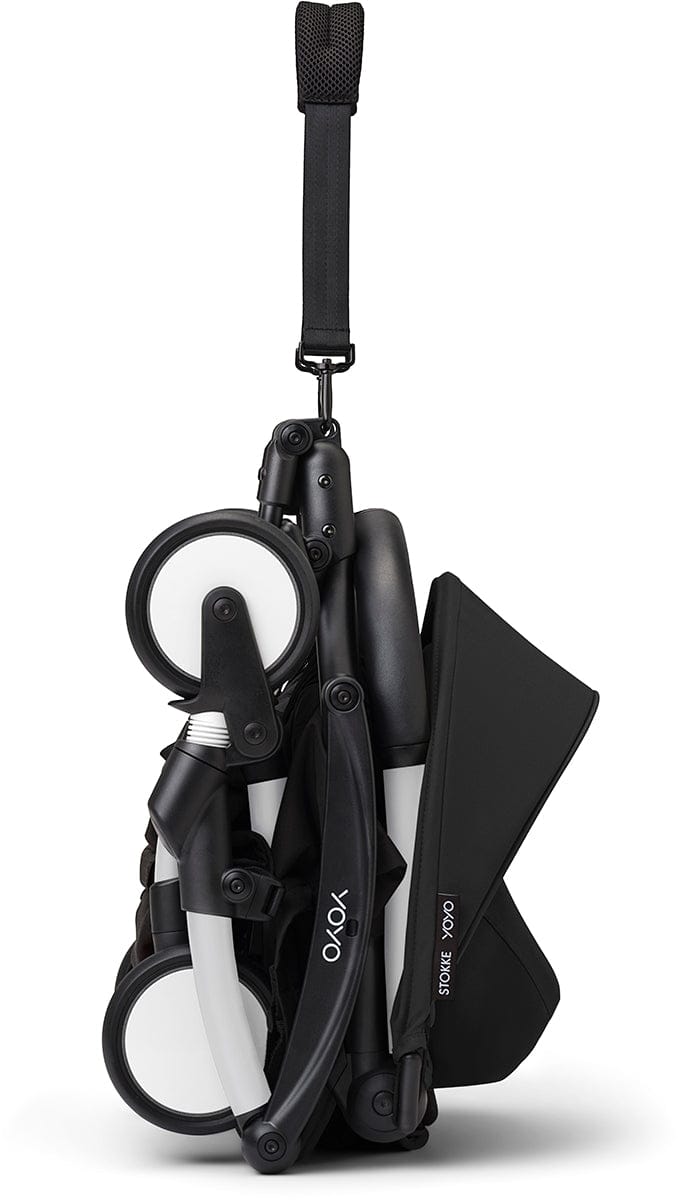 Stokke YOYO3 Ultra Compact 6+ Stroller (One Box) - White / Black - 654200