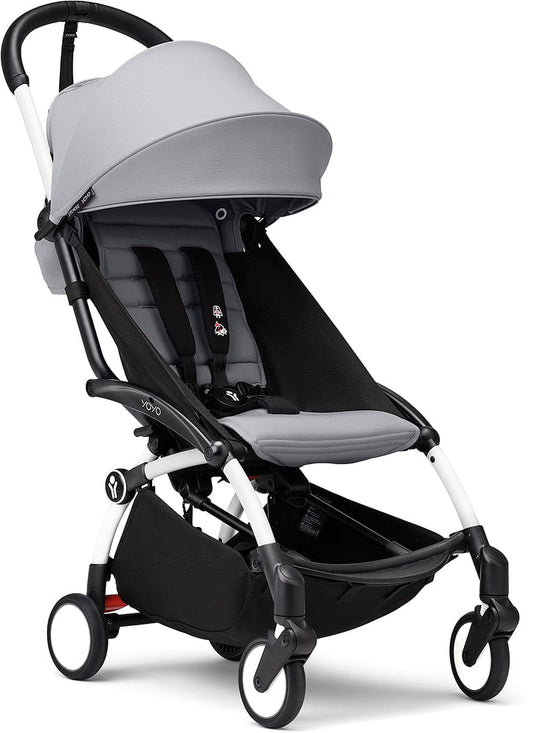 Stokke YOYO3 Ultra Compact 6+ Stroller (One Box) - White / Stone - 654600