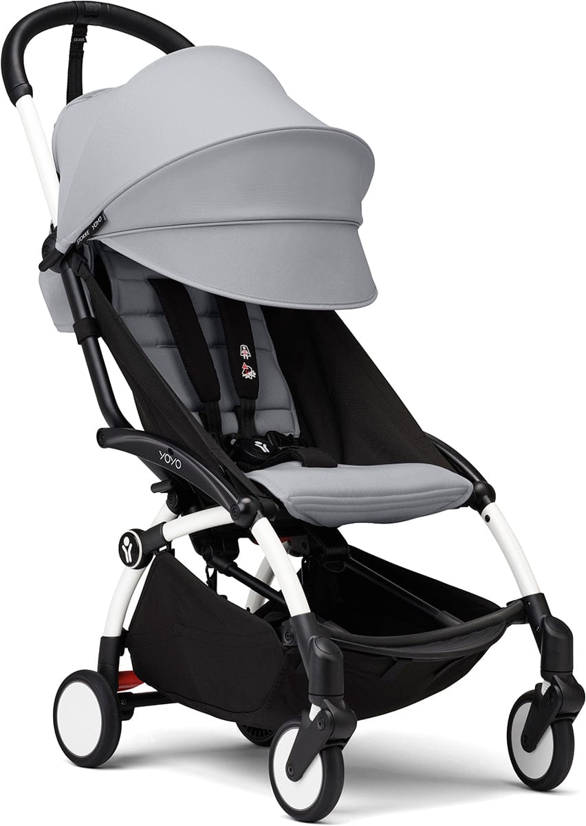 Stokke YOYO3 Ultra Compact 6+ Stroller (One Box) - White / Stone - 654600