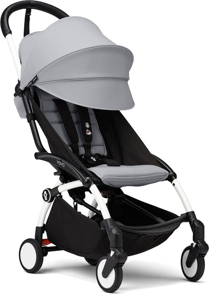 Stokke YOYO3 Ultra Compact 6+ Stroller (One Box) - White / Stone - 654600