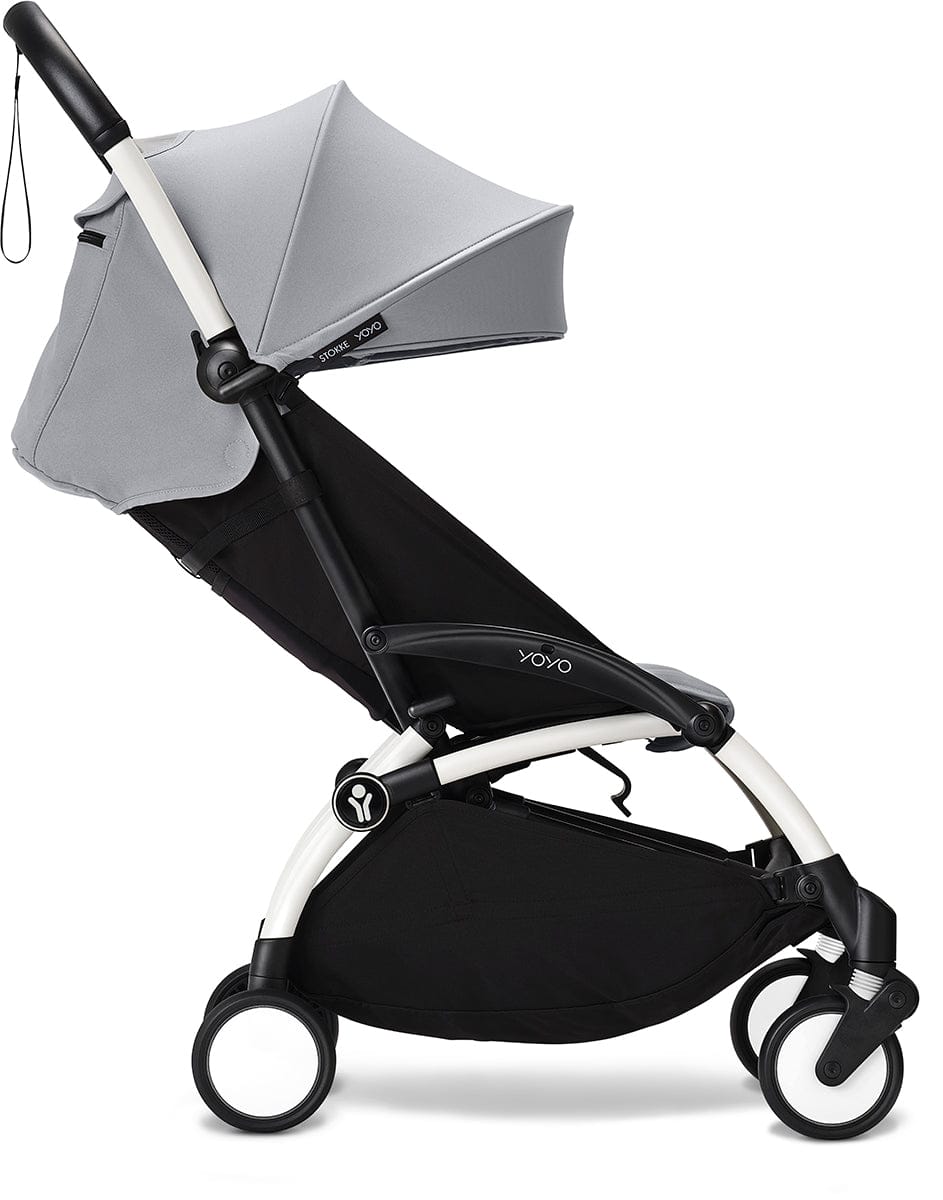 Stokke YOYO3 Ultra Compact 6+ Stroller (One Box) - White / Stone - 654600