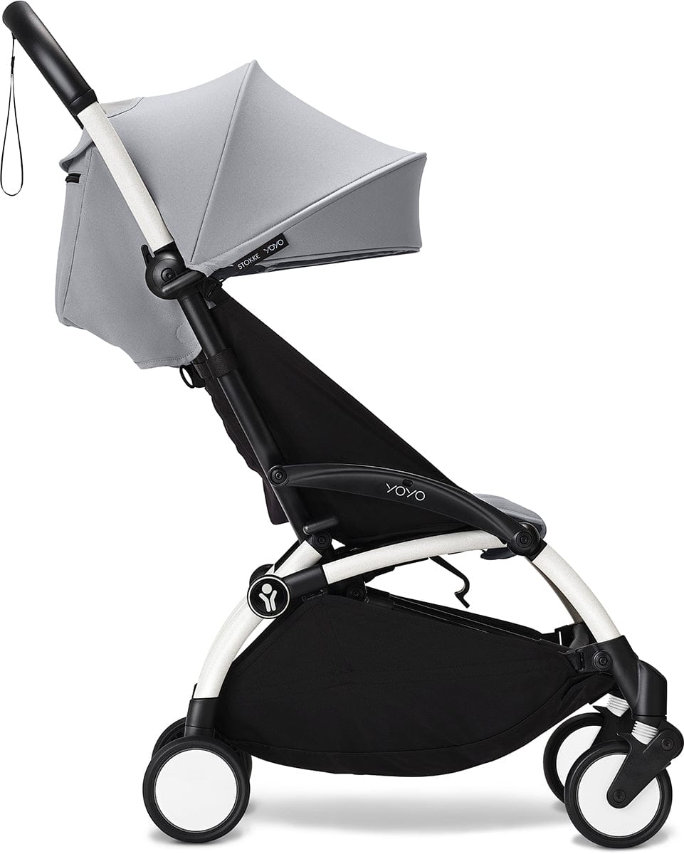 Stokke YOYO3 Ultra Compact 6+ Stroller (One Box) - White / Stone - 654600