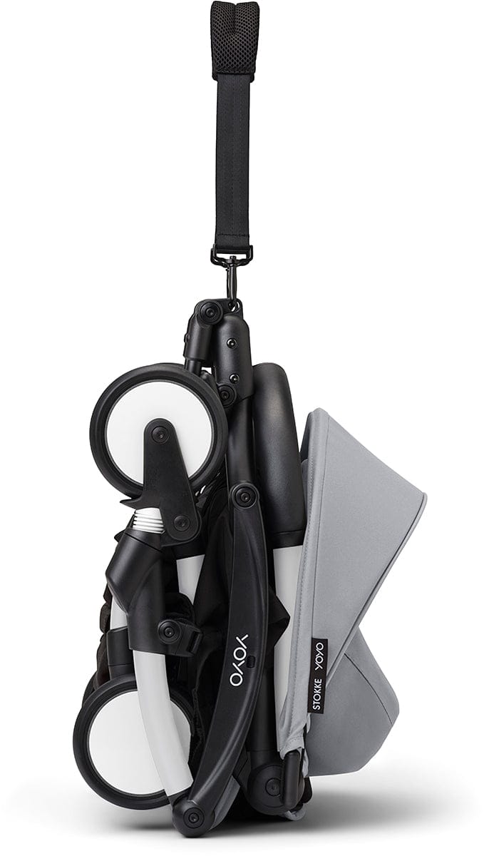 syokougyoページ‼️ホワイト＆ブラックモール Stokke YOYO3 Ultra Compact 6+ Stroller (One Box) - White / Stone